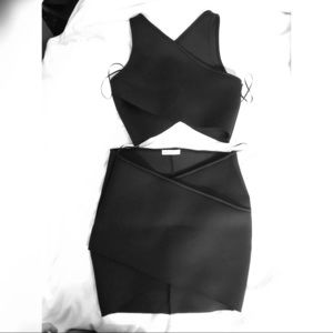 Black 2 Piece Dress MED